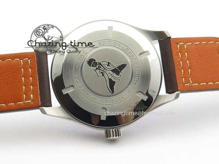 MIROTIME 0403 Mark XVIII Le Petit Prince IW327004 SS Mk Maker Best Edition Blue Dial On Brown Leather Strap A TimelessDesign 7296